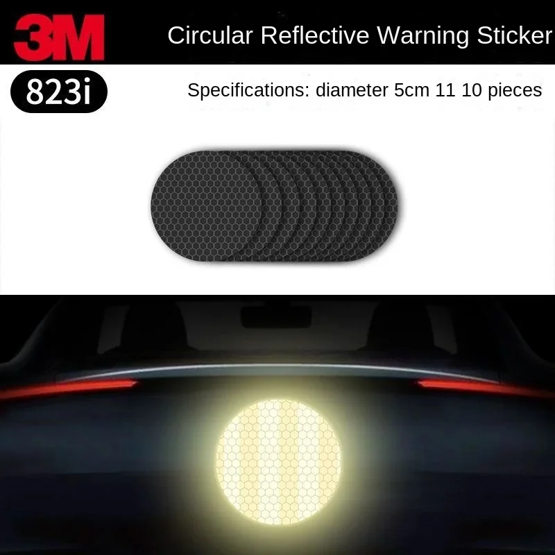 Black reflective strip taillight decoration gecko motorcycle electric body sticker scratch covers invisible personality