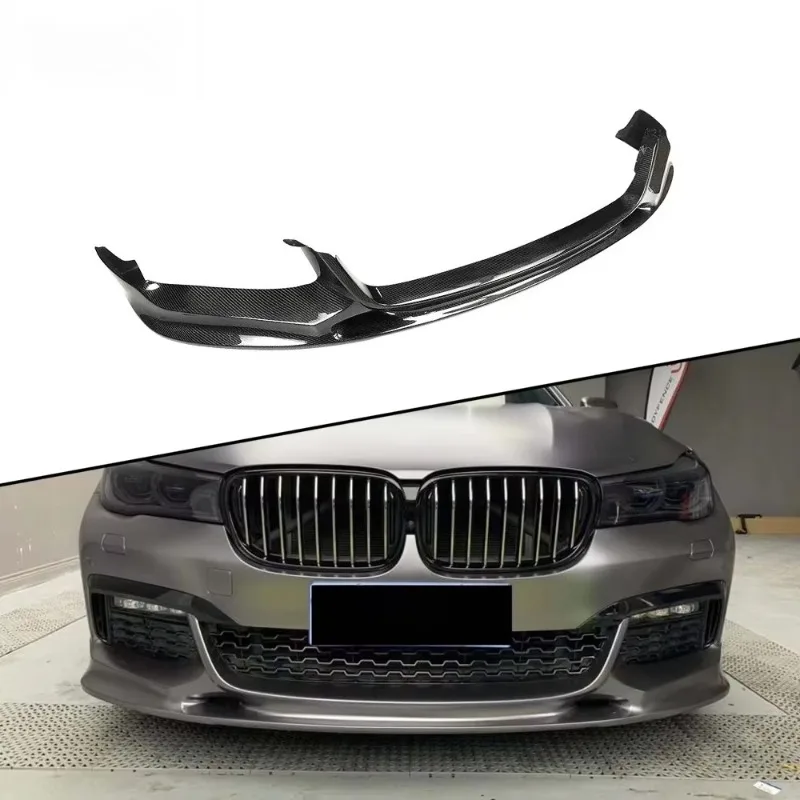 

High Glossy 3d Style 730i 740i Carbon Fiber Front Lip For BMWs 7 Series G11 G12 730i 740i M760 M Sport 2015-18