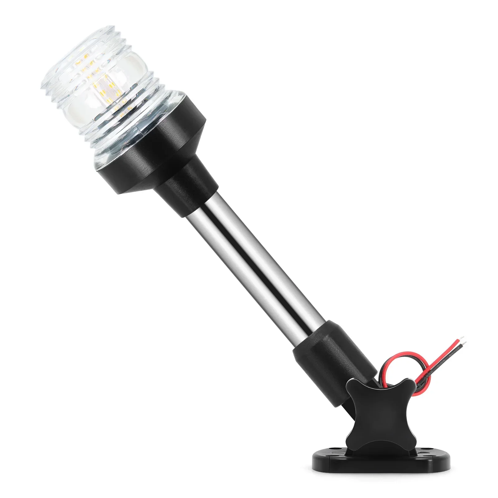 AD 12-24 فولت ضوء الملاحة 6 بوصة-12 بوصة LED أضعاف أسفل مرساة ضوء الإبحار مصباح إشارة ل مركبة بحرية يخت الملحقات