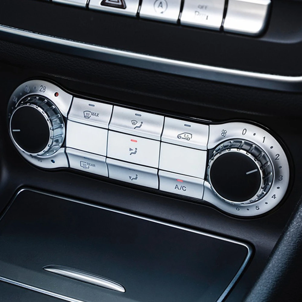 

​Car Center Console Air Conditioning Button Sticker Trim for Mercedes Benz CLA C117 GLA X156 A B Class W176 W246