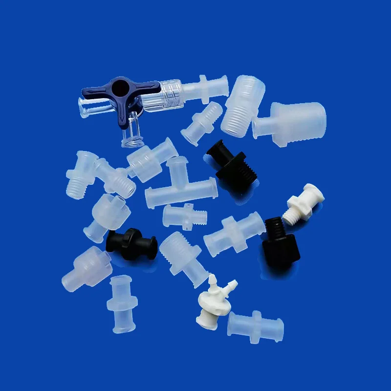 5PCS/lot Plastic Polypropylene Luer Lock Adapter Luer Lock to Thread 1/4-28UNF,10-32UNF,M6,M5,G1/8