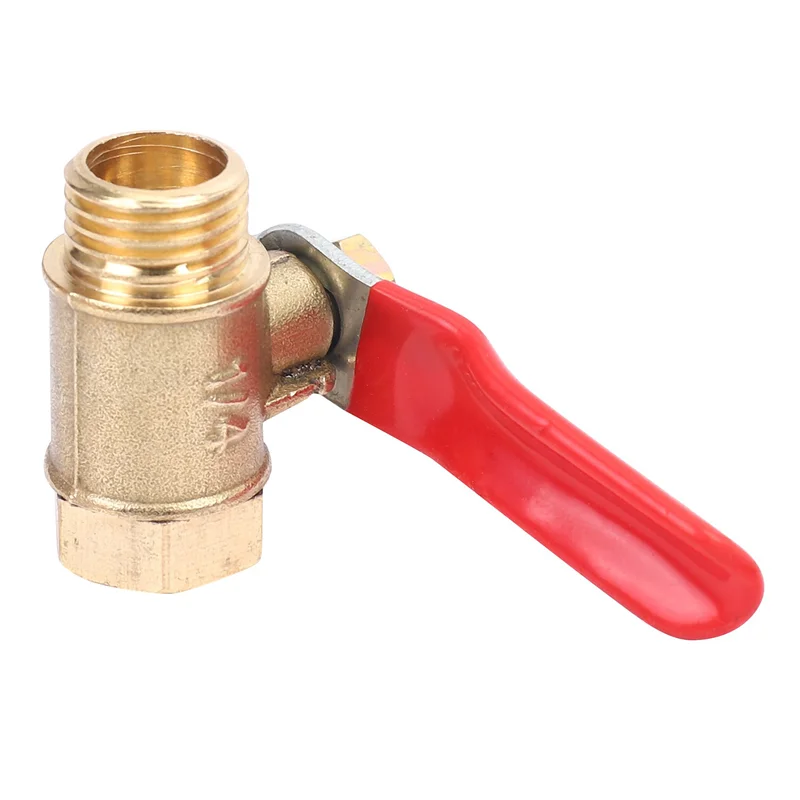 48PCS 1/4 Zoll Heavy Duty Messing Kugelhahn Absperrschalter Männliche Und Weibliche NPT Gewinde Rohrverschraubung