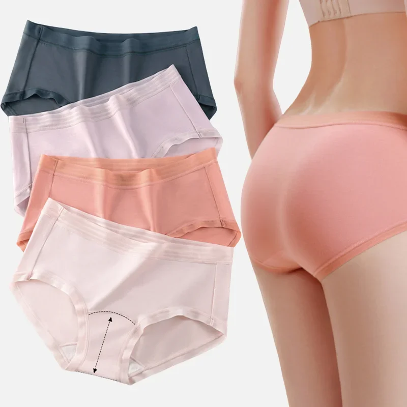 Women's Panties Lenzing Modal Female Underwear Underpants Briefs M-XXL 7A Level Antibacterial Breathable Soft Sexy Comfortable