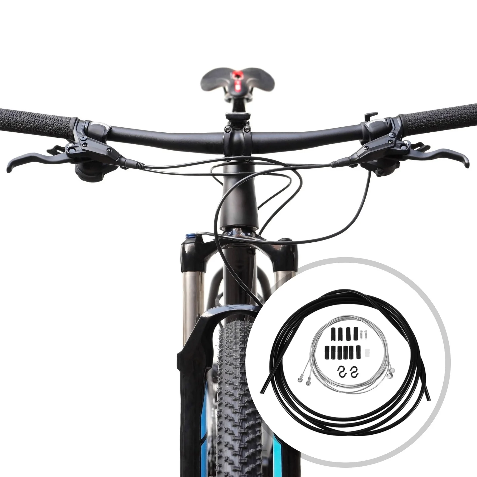 

Brake Hose Set Bike Cable and Housing for Mountain Pull Wire Repair Kit Derailleur Accessories
