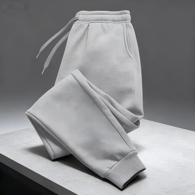 

Men's casual pants, autumn and winter sportswear pants, men's running and jogging fitness pants, solid-color sportswear pants