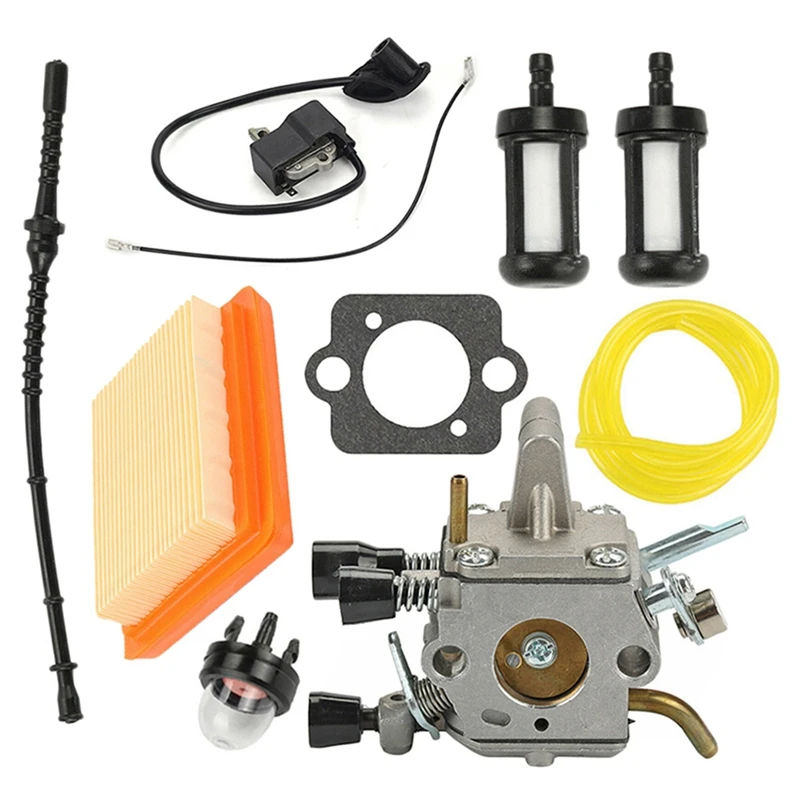 

HOT-Carburetor Kit For Stihl FS120 FS200 FS250 Replaces 4134 120 0603 4134 141 0300 Lawn Mower Accessories