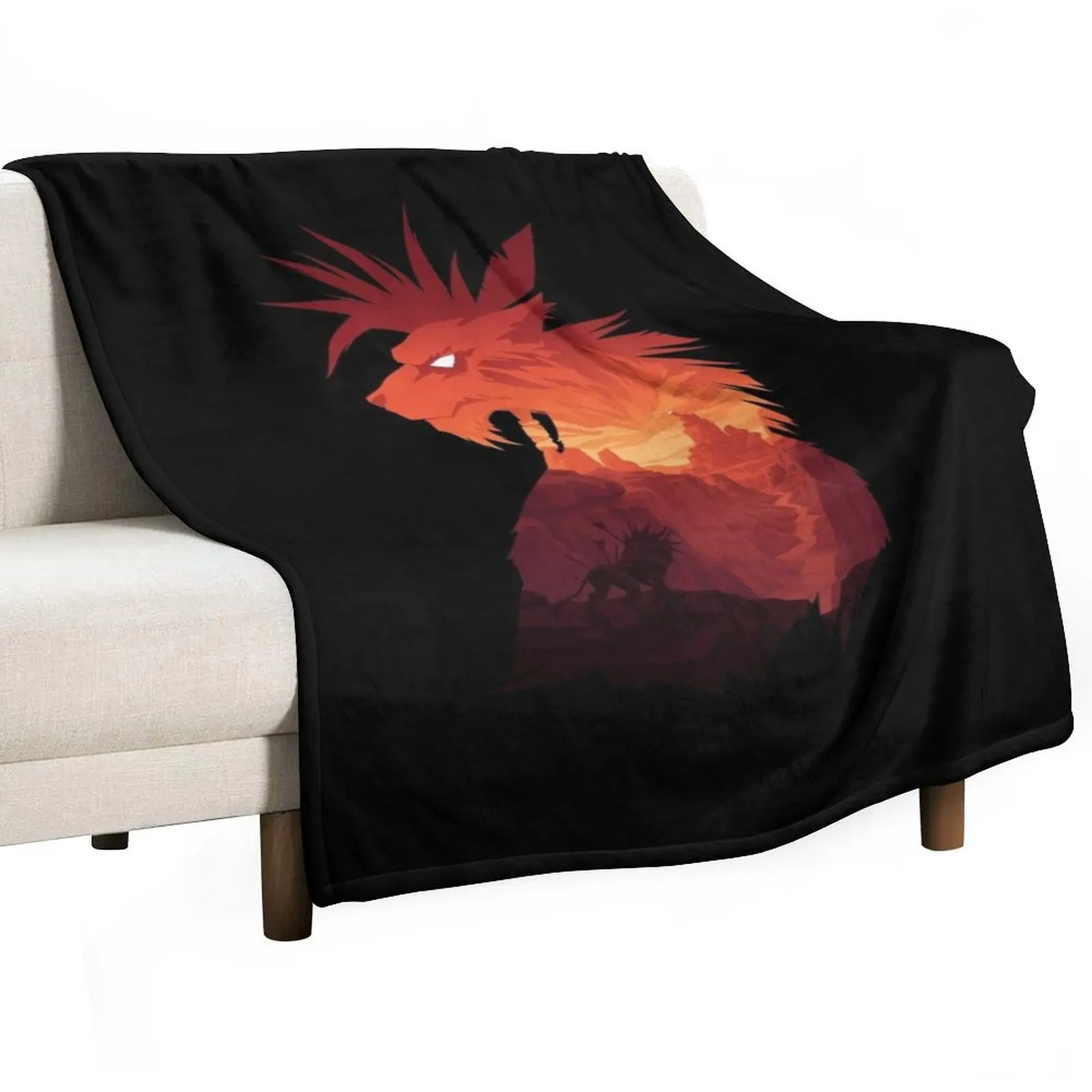 

The Canyon's Guardian Black Throw Blanket Comforter Large Furrys Luxury Brand Blankets