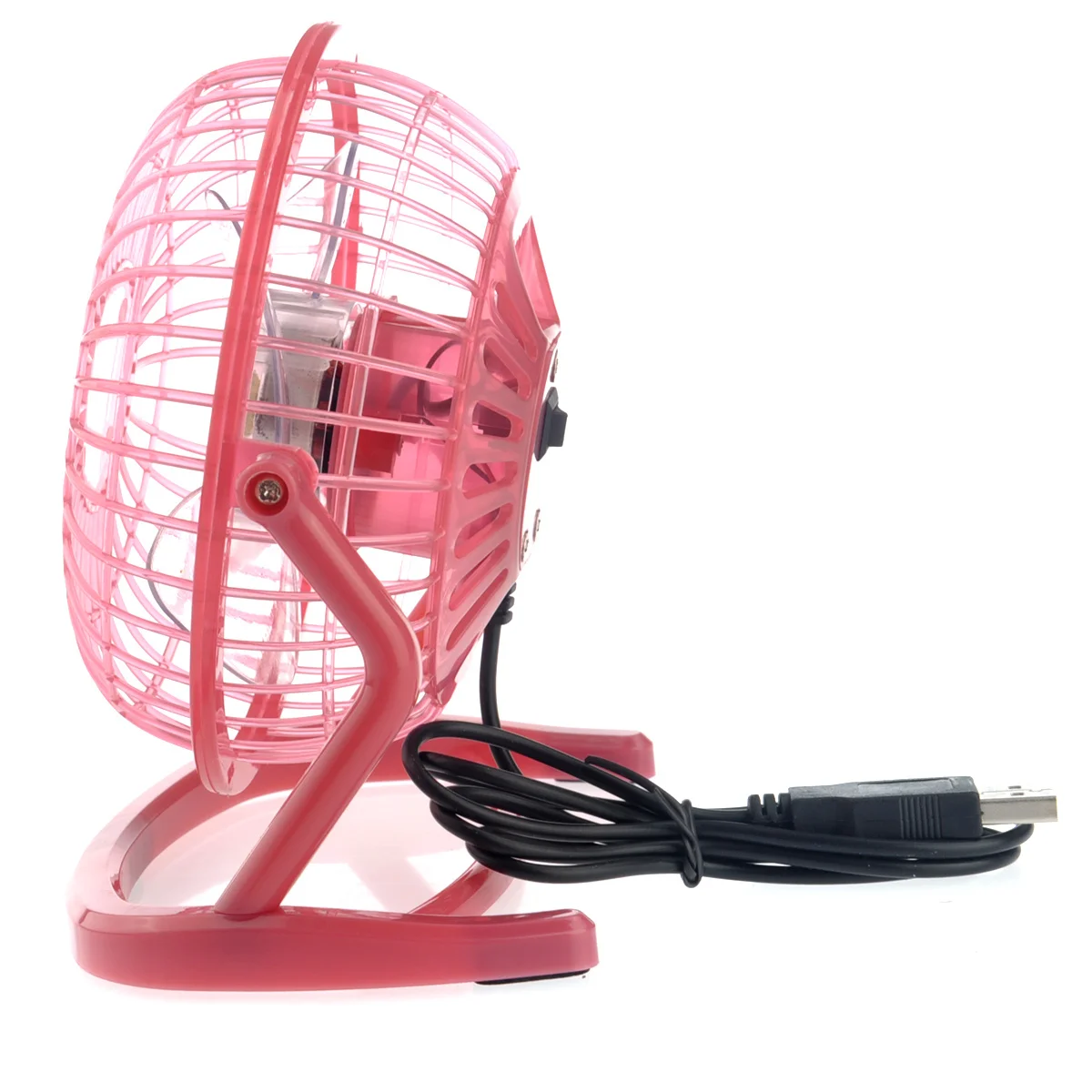 

USB Fan Durable Plastic USB Cable 12m Motor Ultra Quiet 360 Degree Adjustable Desktop Cooler