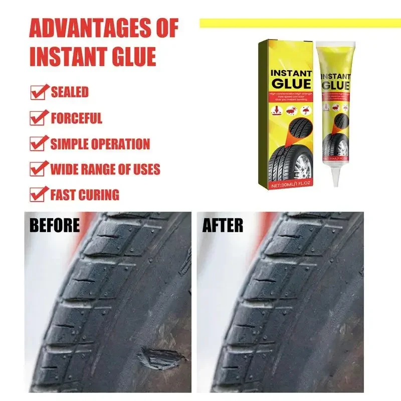 Car Bicycle Tyre Tire Repair Liquid Sealant Liquid Rubber for Tire Repairing Glue Liquid Strong Rubber Adhesive Glue Tool Repair