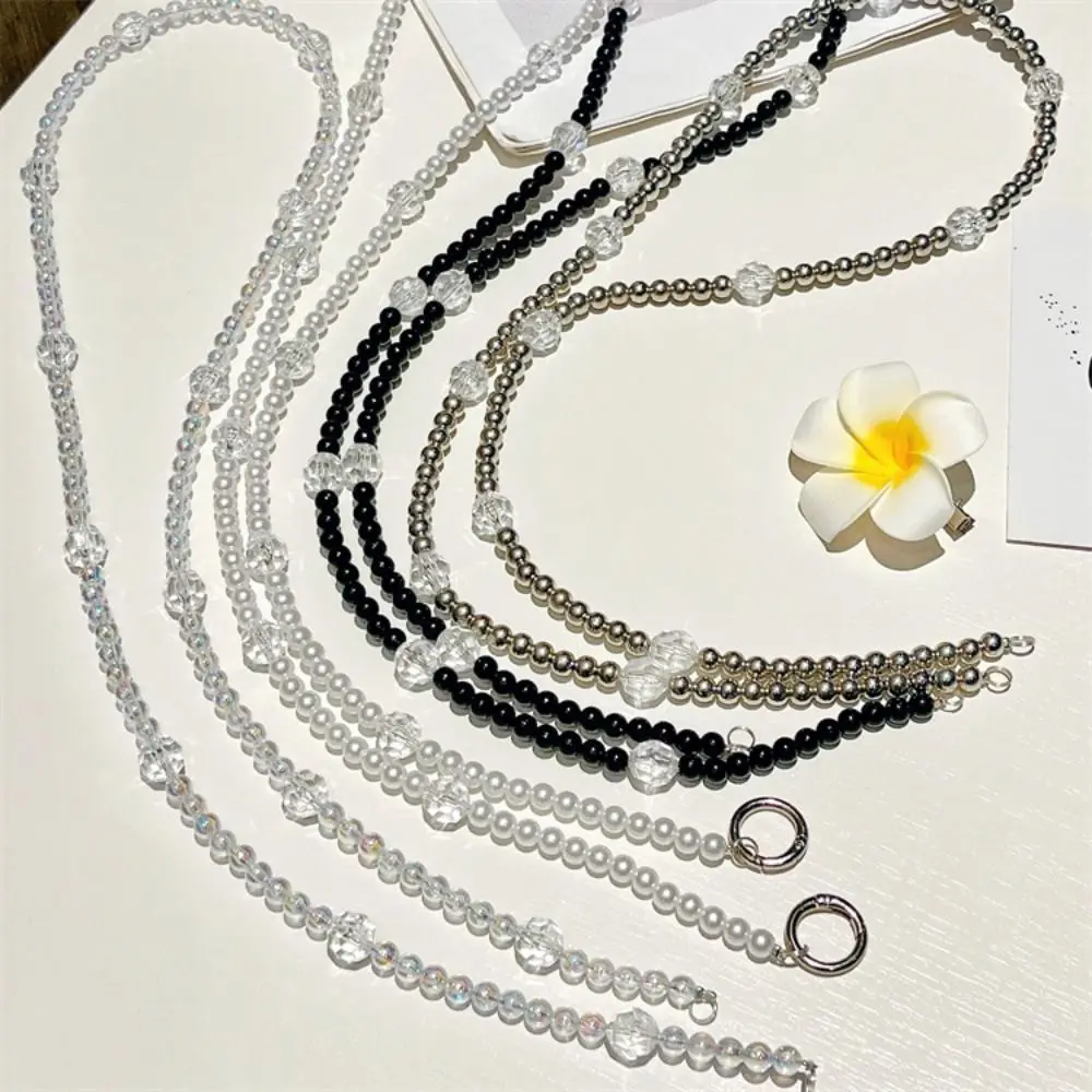 

Phone Case Decor Crossbody Long Crossbody Phone Chain Sweet Beads Cellphone Lanyard Long Acrylic Beads Phone Strap Bag Pendant