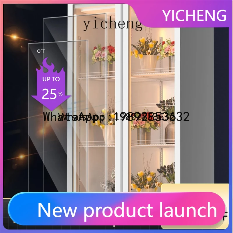 

Витрина для цветов JX с воздушным охлаждением, специальная витрина для тортов и цветов, шкаф для сохранения свежести, двухдверная и трехдверная витрина.