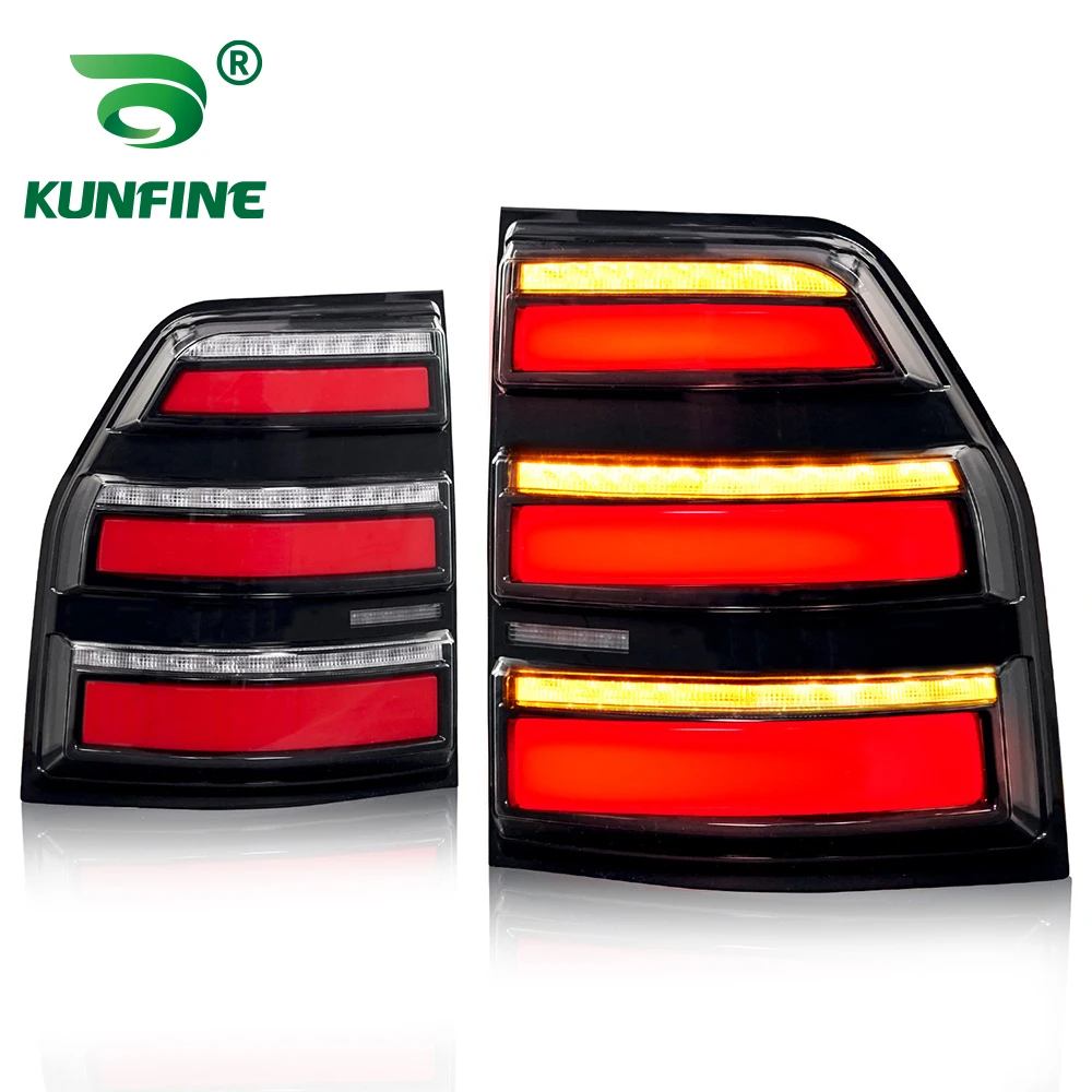 

Пара автомобильных задних фонарей в сборе для Mitsubishi Pajero 2006-2018, светодиодный стоп-сигнал, автомобильный светодиодный задний фонарь, тюнинговые детали