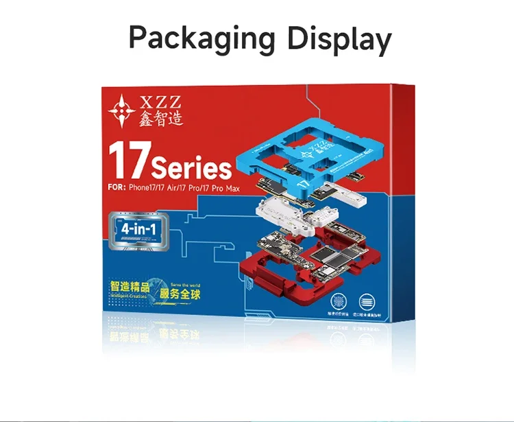 XZZ iSocket Motherboard Layering Tester for iPhone X 11 12 13 14 15 16 17 Pro Max Logic Board IC Chips Function Repair Platform