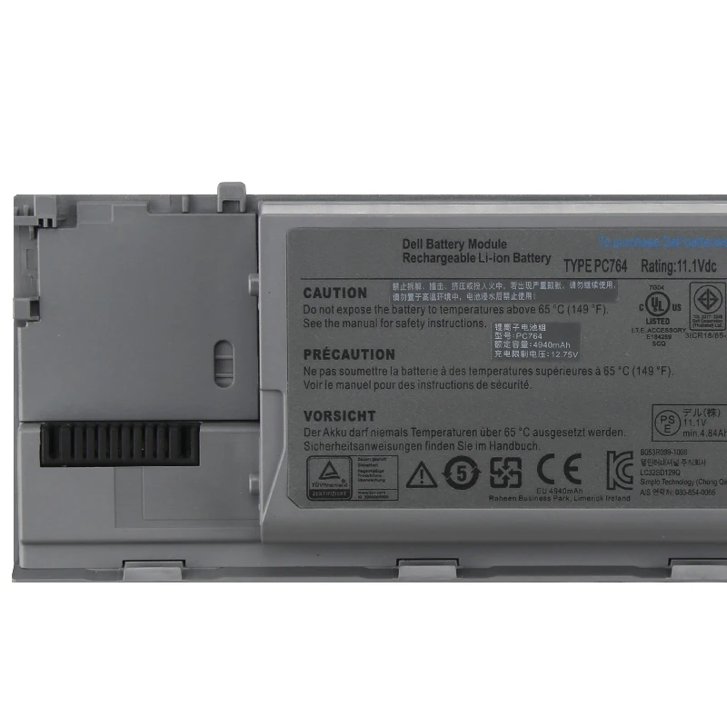 Imagem -03 - Bateria do Portátil Pc764 para Dell D620 D630 D631 Jd775 Kd489 Jy366 Kd491 Kd492 Pc765 Kd494 Kd495 Nt379 Pp18l M2300 11.1v 56wh