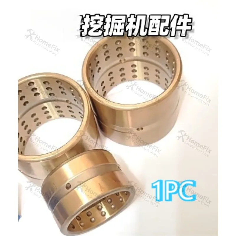 Excavator Bushing Shaft Sleeve ID 30-80mm Universal Size Construction Machinery Replacement Parts
