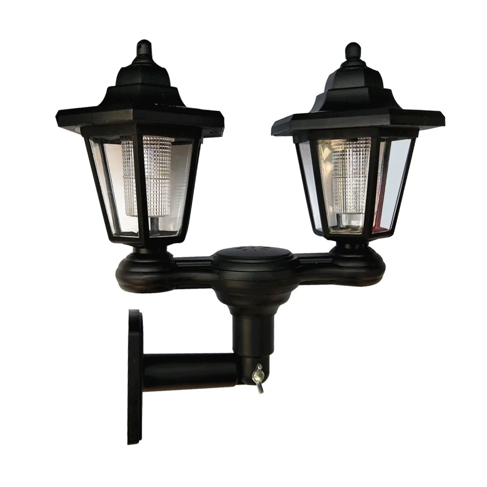 

Solar Wall Light Double Heads IP65 Waterproof Outdoor LED Solar Light Garden Lighting Night Lamp Bright Wall Lamp