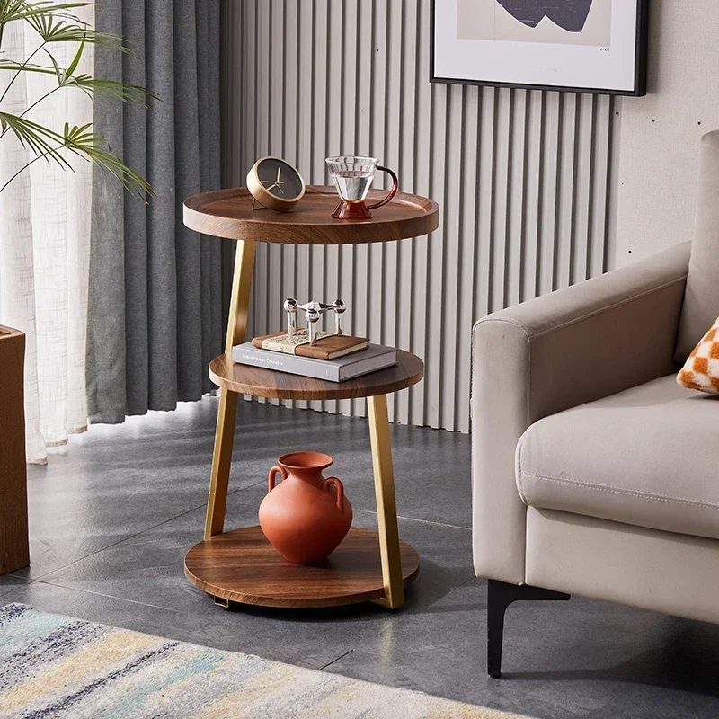 

Space-Saving Multi-Storey Side Table Stable and Strong Coffee Table Prevents Items from Falling Compact Living Room Furniture