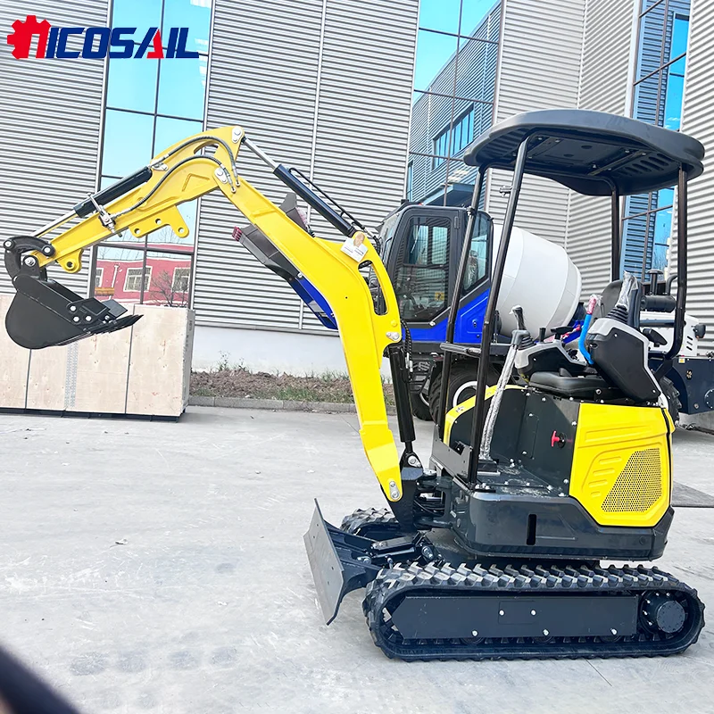 High Work Efficiency Ce Epa Euro 5 Mini Excavator Customized Multi Functional Cab Quick Delivery 1.8 Ton Mini Excavator