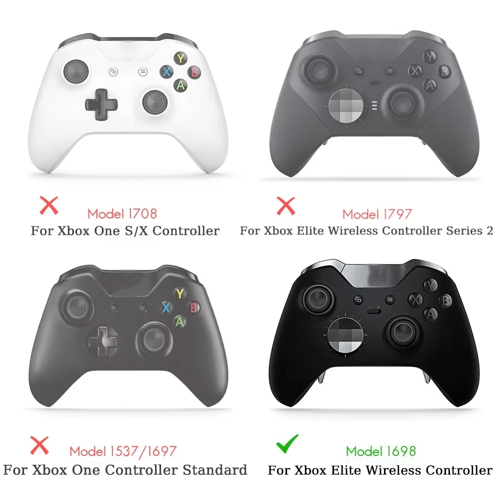 Wymień etui na kontroler XBox One Elite Series 1 1698, wymienna obudowa, obudowa płyty czołowej, część naprawcza LBRB — zdjęcie produktu 3