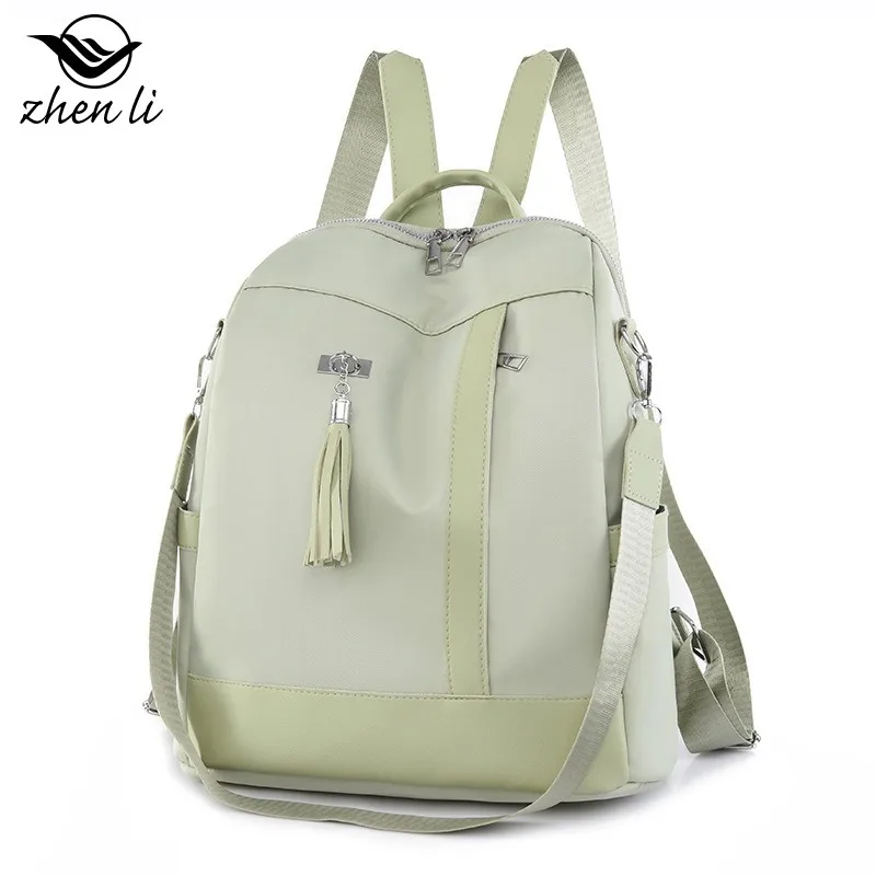 حقيبة ظهر نسائية جديدة لعام 2026 مصنوعة من قماش أكسفورد كاجوال بسعة كبيرة متعددة الوظائف حقيبة كتف عصرية للاستخدام اليومي #2