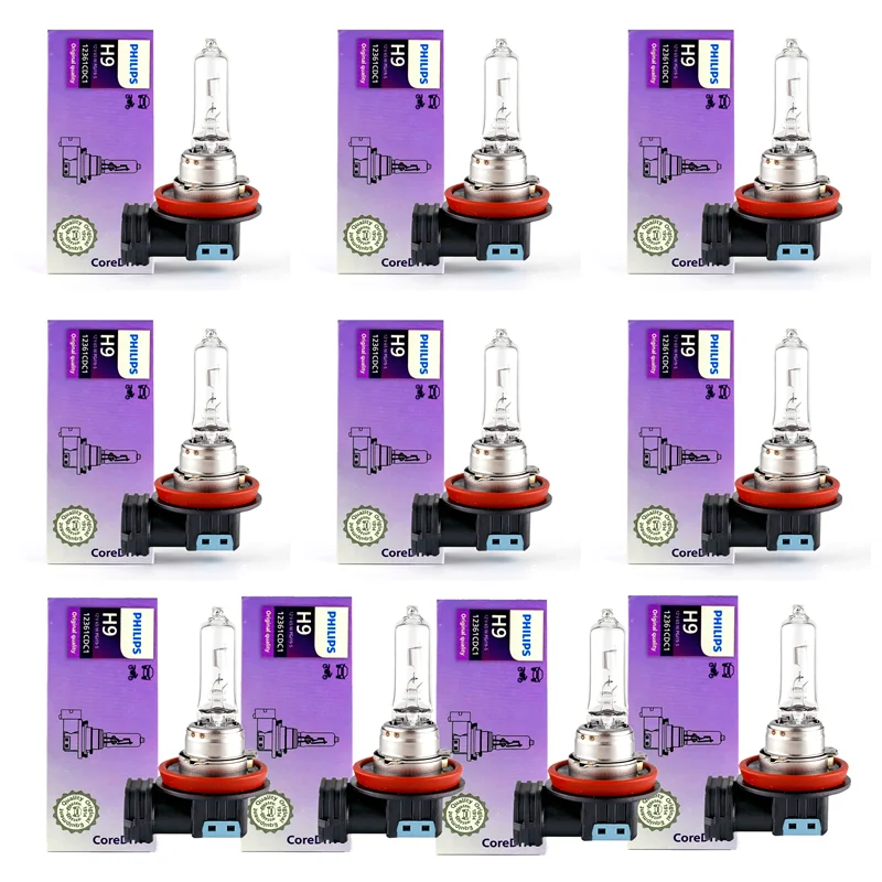 

Philips 10 Lamps H9 12V 65W PGJ19-5 Standard Auto headlight bulb original halogen lamp ECE approve OEM quality 12361CDC1