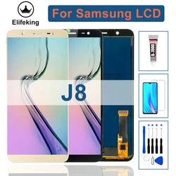 6.0'' LCD For Samsung Galaxy J8 2018 J810 J810F J810Y/DS Display Touch Screen Digitizer Assembly with Free Screwdriver Tool Glue