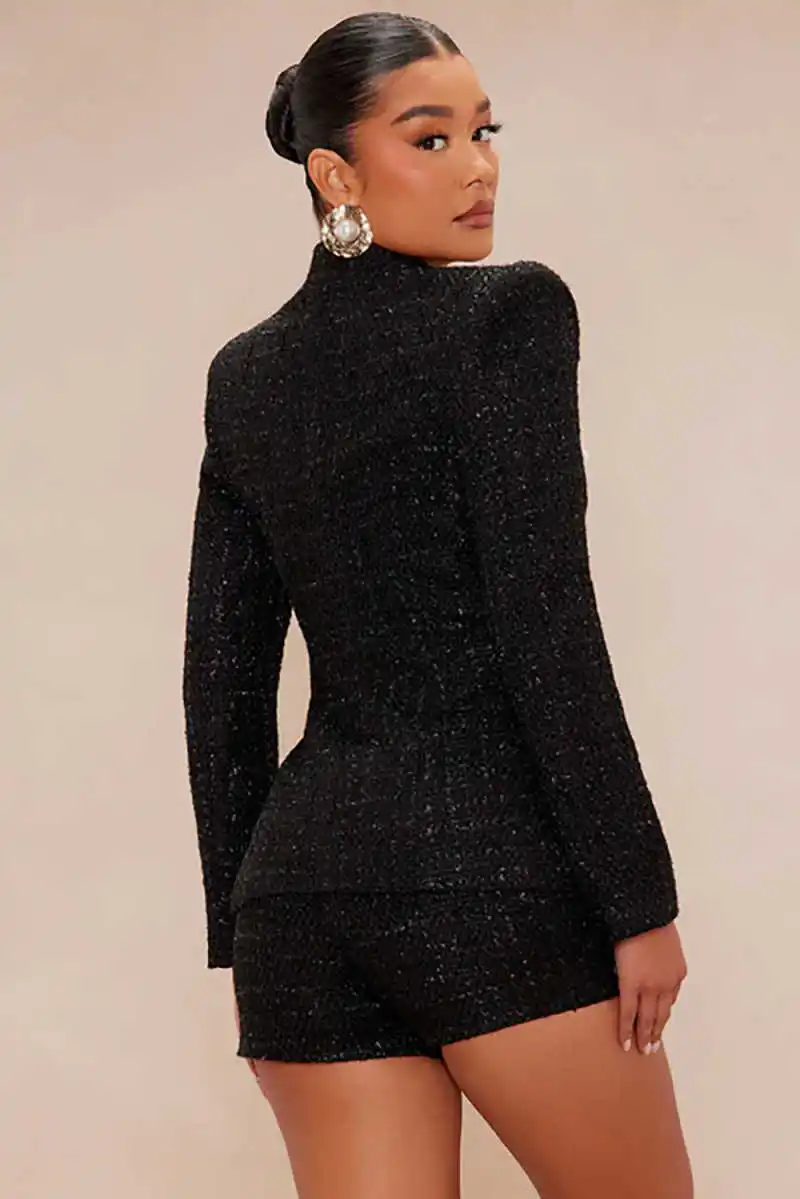 خمر 2 قطعة النساء الدعاوى فساتين بلغت ذروتها التلبيب اللؤلؤ السترة سليم صالح مخصص السراويل القصيرة ثوب السلطة