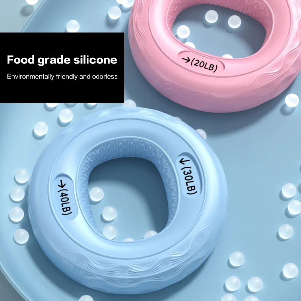 مقوي قبضة اليد، مدرب قوة القبضة، مجموعة تمرين الأصابع، قابض اليد من السيليكون، معدات اللياقة البدنية للتمرين المنزلي في صالة الألعاب الرياضية