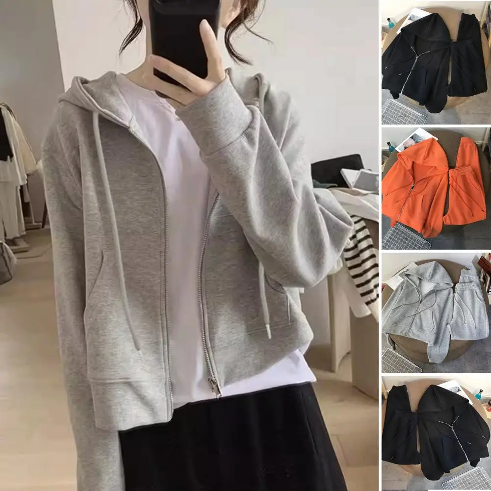 

Женский спортивный костюм из полиэстера, стильные женские спортивные костюмы из двух предметов на осень-зиму, толстовка с длинными рукавами, спортивные штаны для активного отдыха