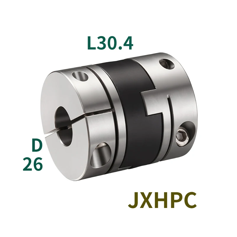 JXHPCstainless steel D26L30.4cross slider coupling High precision motor rod aluminum bronze pad adjustment eccentric coupling