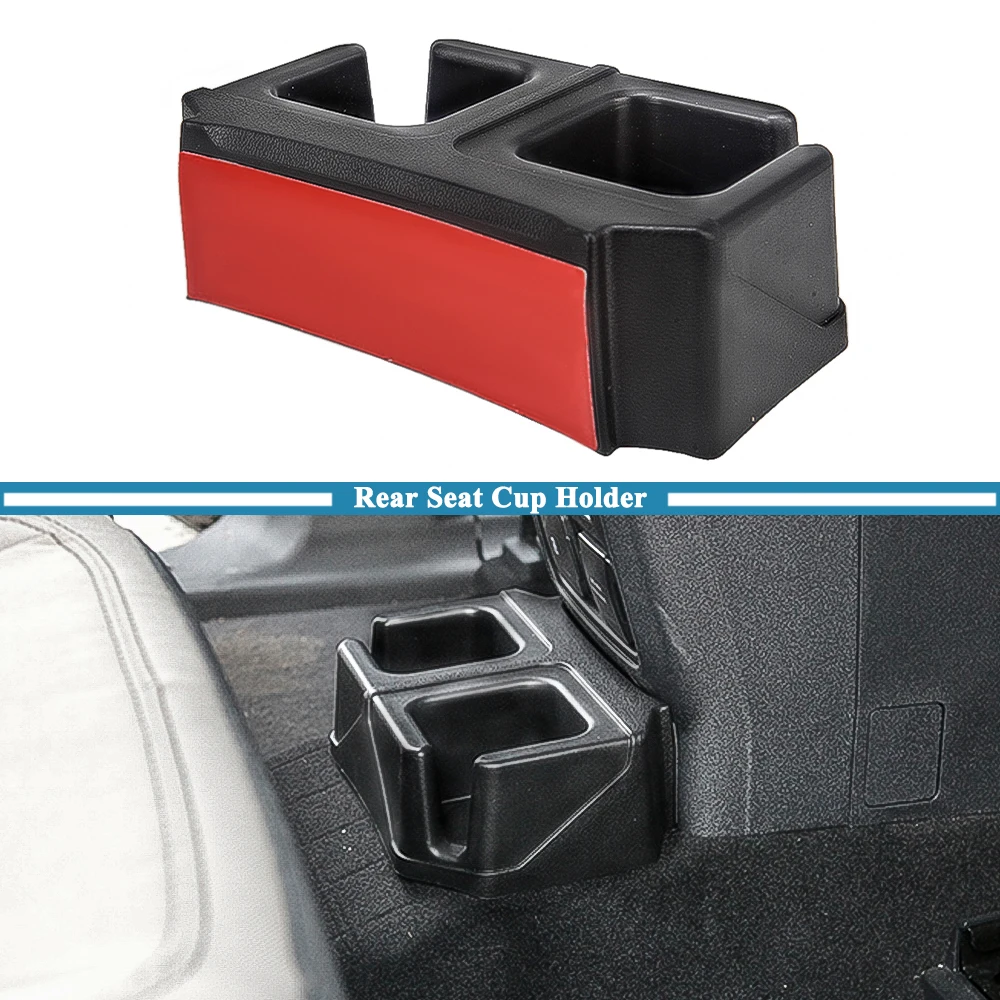 

Органайзер-подстаканник для заднего сиденья, лоток для хранения, держатель для напитков для Ford Bronco 2021-2026, 2/4-дверные модели, аксессуары для интерьера автомобиля