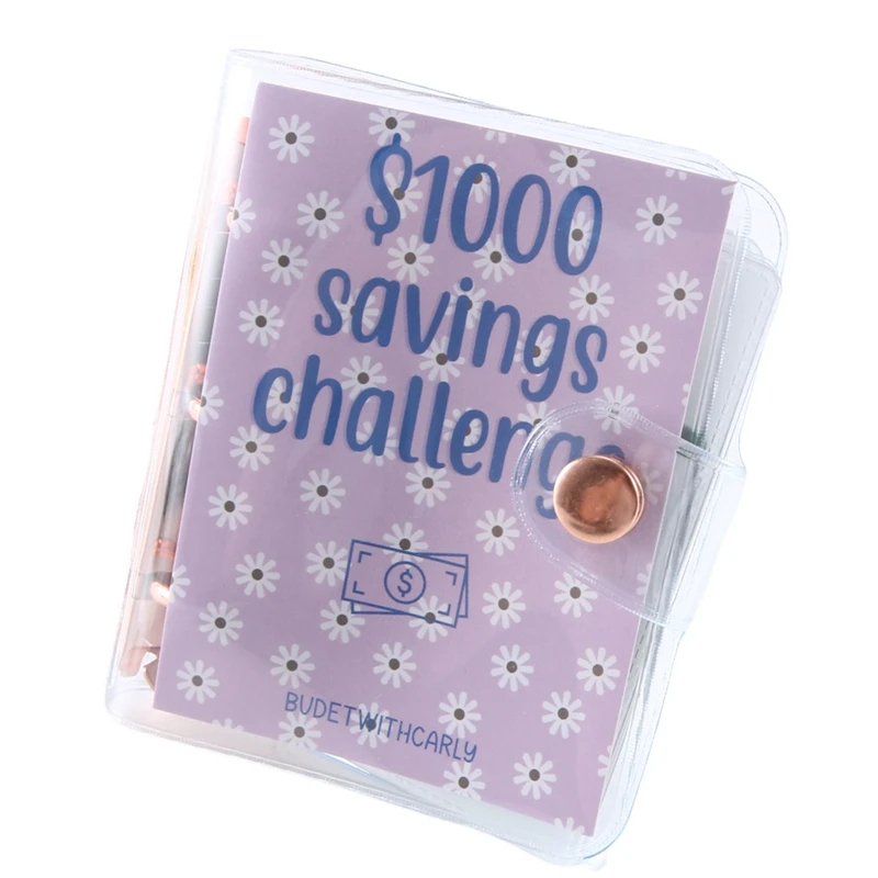 1 PCS Saving Challenge Binder Budget Planner Savings Challenge New Budget Book Binder