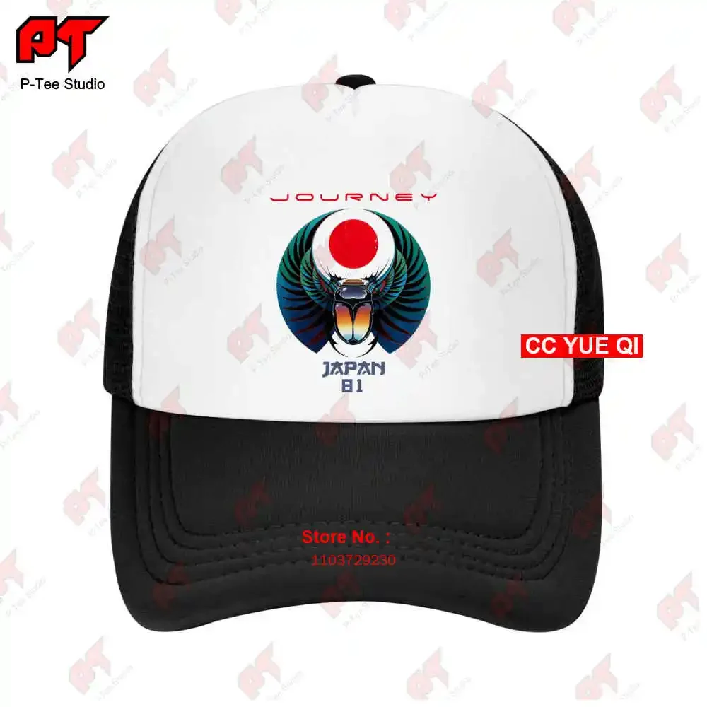 Journey Japan Tour 81 Scarab Rock Band Baseball Caps Truck Cap QLGK