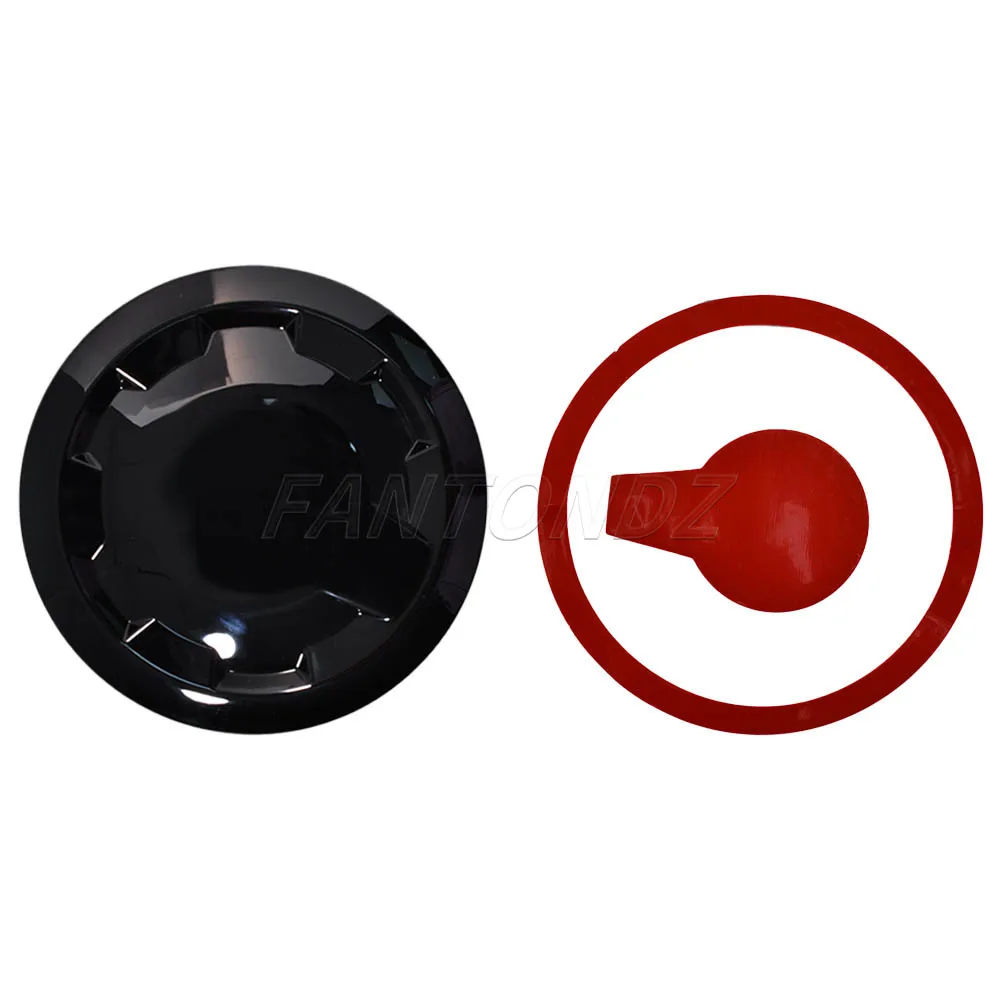 Car Fuel Cap Cover For Honda Civic FN2 2006-2011 Gloss Black Fuel Cap Cover For Honda Type R MK8 FK 74480-SMG-E011-50 1503365