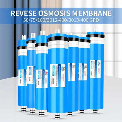 RO 멤브레인, 역삼투 RO 멤브레인, 물 시스템 필터, 정수기 음료 교체, 홈 키친, 50, 75, 100, 125, 400GPD 