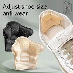 1 par de pegatinas de talón protectores de talón plantillas de tamaño retráctil para zapatillas almohadillas para zapatos de pies antidesgaste tamaño ajustable inserciones de cojín de tacón alto