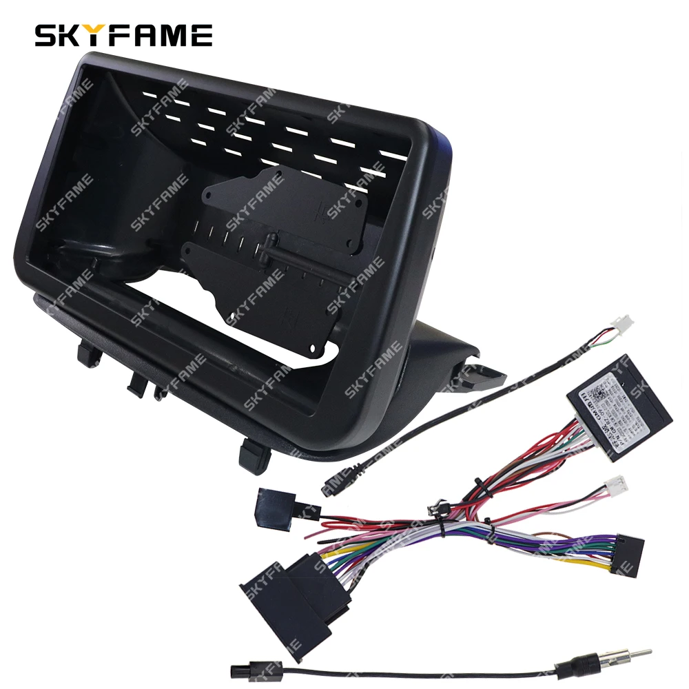 SKYFAME Car Frame Fascia Adapter Canbus Box Decoder Android Radio Dash Fitting Panel Kit For Opel Meriva B