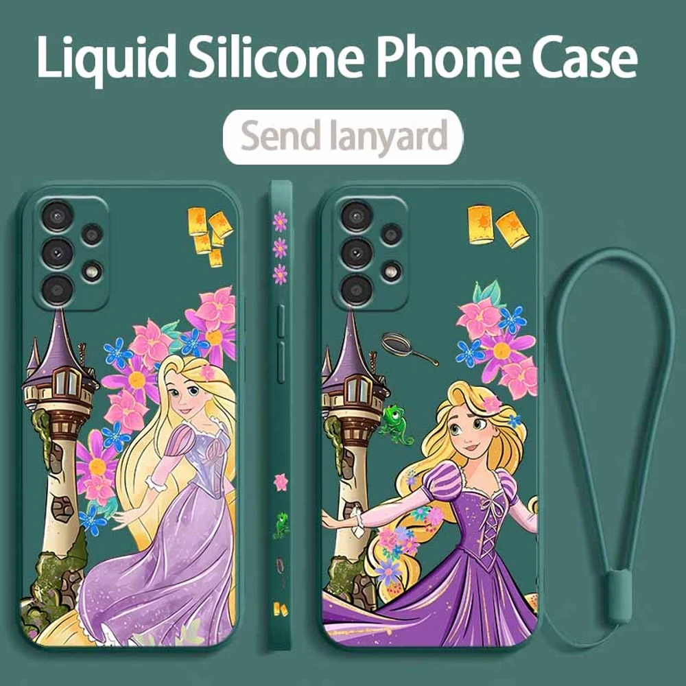 Tangled Rapunzel For Samsung A57 A56 A55 A54 A53 A36 A34 A33 A32 A31 A27 A26 A24 A17 A16 A15 A07 A06  Phone Case