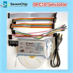 New DLC10 Xilinx Platform USB Download Cable Jtag Programmer Debugger  Adapter for FPGA CPLD C-Mod XC2C64A  XC2C256