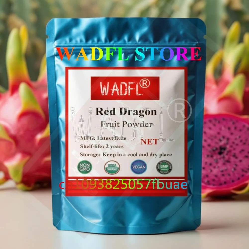 TEST COA Customized 50G~1000G Pink Pitaya ExtractPowder Red Dragon FruitPowder Customized Packaging for Global Buyers Fast