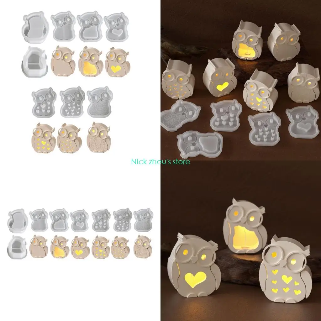 

E15E Hollow out Light Candlestick Mold Flexible Lamp Silicone Making Mold