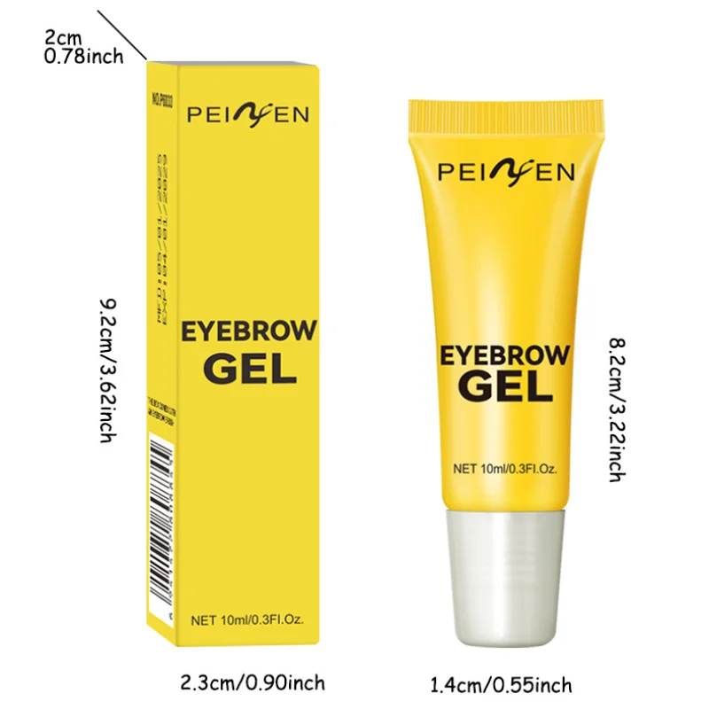 جل تصفيف الحواجب مقاوم للماء شفاف سريع الجفاف للحواجب يدوم طويلاً جل تشكيل الحواجب كريم تشكيل الحواجب مع فرشاة #6