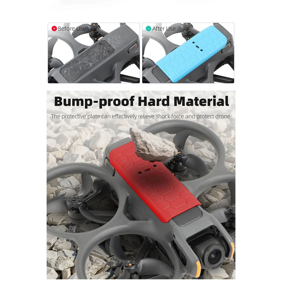 X62A_SUNNYLIFE Bumper Ring Protector With Back Plate For AVATA 2, E