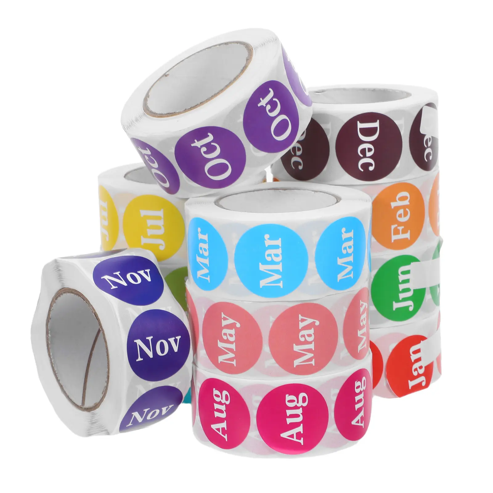 12-rolls-colorful-round-month-stickers-monthly-calendar-planner-stickers-for-scrapbooking-student-planners-office-organization
