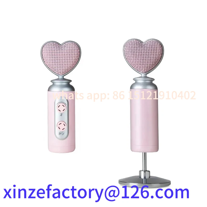 

Be suitable for Professional USB Noise Reduction Pink Condenser Microphone