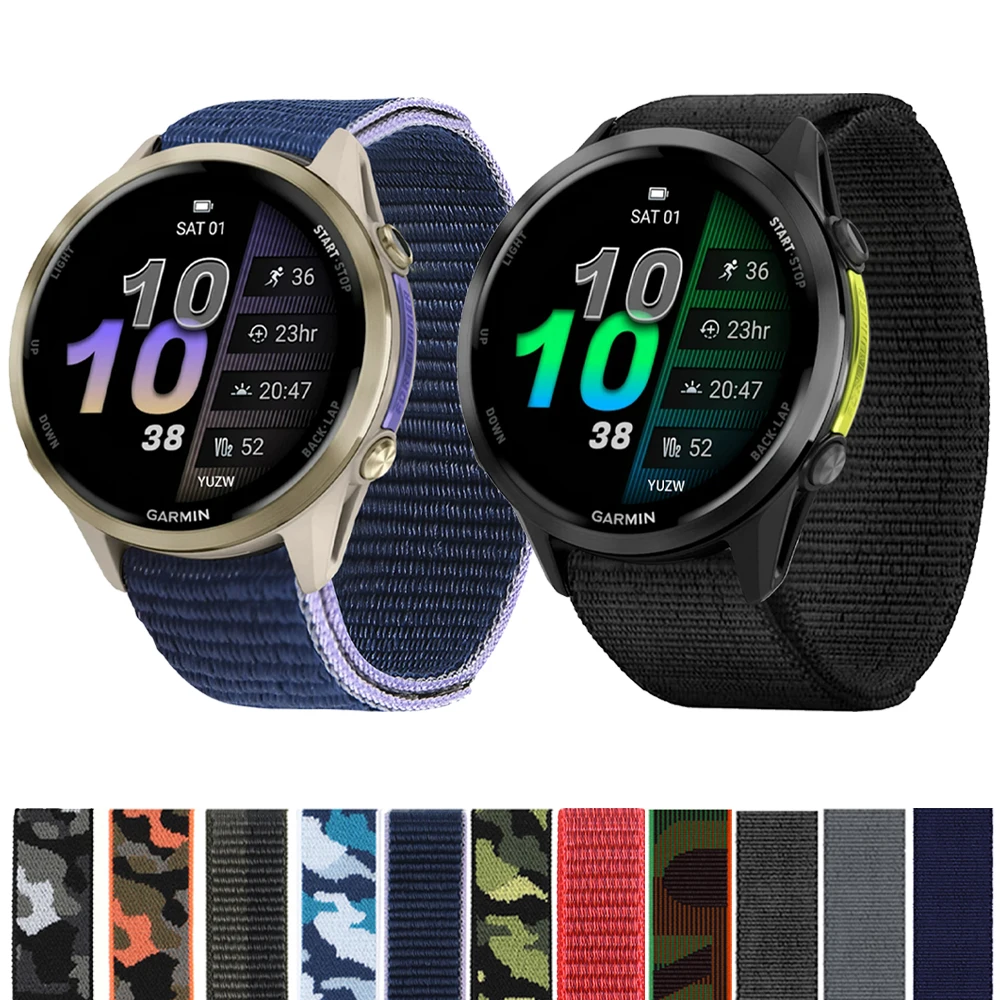 22mm 26mm QuickFit Nylon Loop Strap Für Garmin Forerunner 970 965 Band Für Garmin Fenix 8 E 7X 6X PRO Tactix 8 Geflochtene Armband
