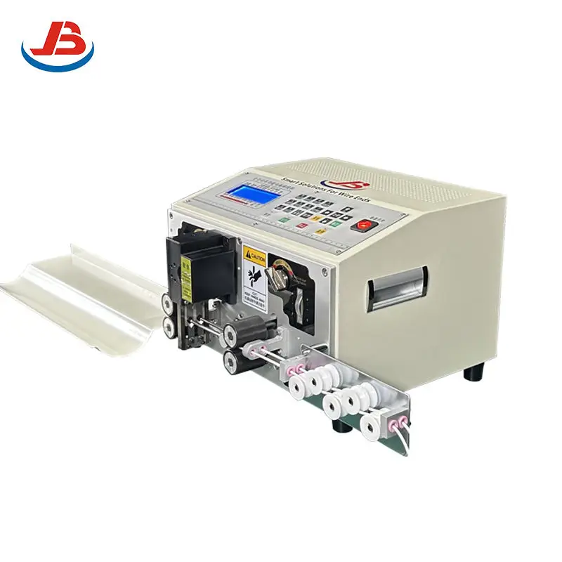 Fully Automatic Computer Wire Cutting Stripping Machine 0.1-6mm PVC Braided Coaxial Cable Cutter Stripper