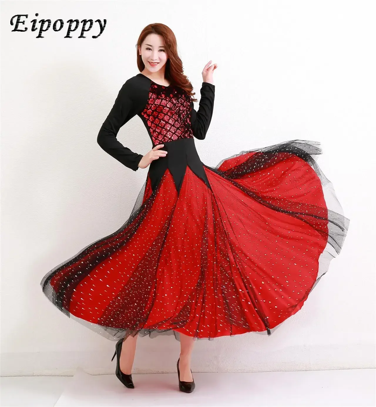 Modern Dance Dress Waltz Dance Show Performance Gown