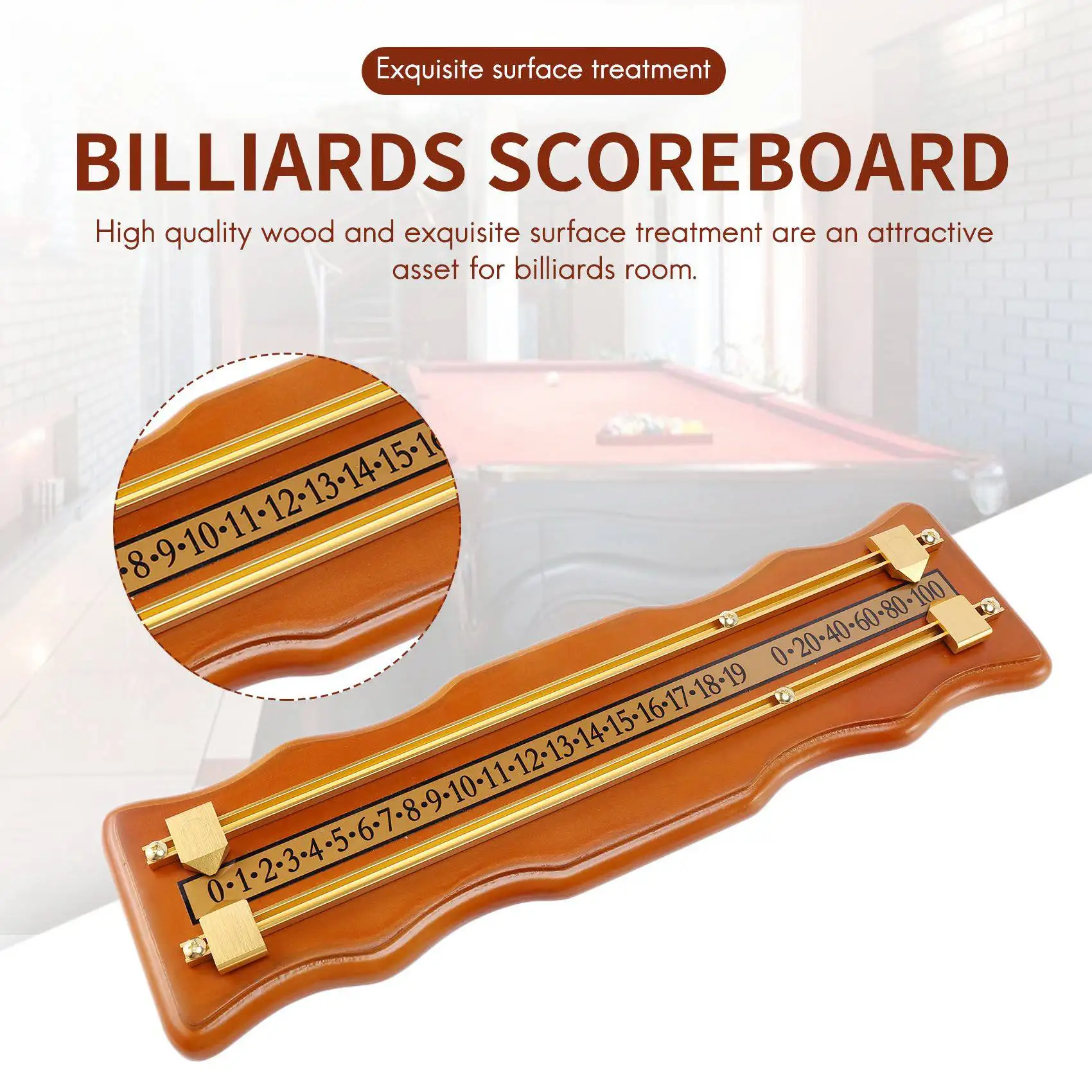 Billiards Scoreboard Snooker Game Scorer Board Player Calculation Number Tools Billiard Density Board Integrator