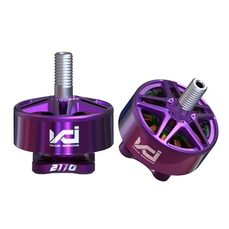 

2 шт. VCI Vulcan YUKI EDITION 2207 PRO 2110KV бесщеточный двигатель-высокопроизводительный фиолетовый RC FPV гоночный двигатель для дронов